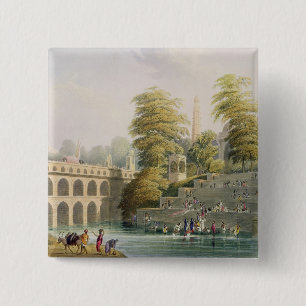 Ansicht der Brücke nahe Baroda in Guzerat, von Vl Button