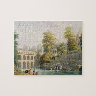 Ansicht der Brücke nahe Baroda in Guzerat, von Vl Puzzle