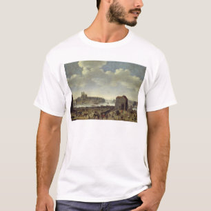 Ansicht der Brücke und Quai de la Tournelle T-Shirt