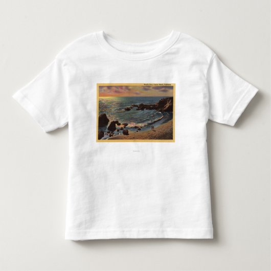 Ansicht der Bucht des Holzes Kleinkind T-shirt (Vorderseite)