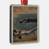 Ansicht der Bucht des Holzes Silbernes Ornament (Rechts)