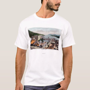 Ansicht der Bucht vom CityKetchikan, AK T-Shirt