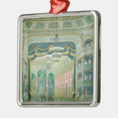 Ansicht der Bühne der Paris-Oper Ornament Aus Metall (Links)