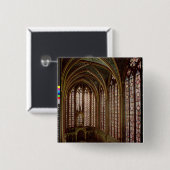 Ansicht der Buntglasfenster Button (Vorne & Hinten)