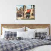 Ansicht der Carnegie Public Library Leinwanddruck (Insitu (Schlafzimmer))