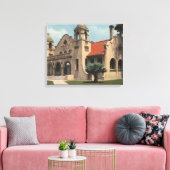 Ansicht der Carnegie Public Library Leinwanddruck (Insitu (Wohnzimmer))