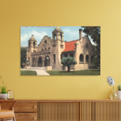 Ansicht der Carnegie Public Library Leinwanddruck (Insitu (Wohnzimmer))