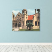 Ansicht der Carnegie Public Library Leinwanddruck (Insitu (Holzboden))