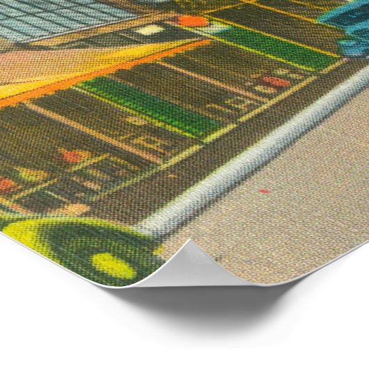 Ansicht der chinesischen Geschäftssparte Poster (Ecke)