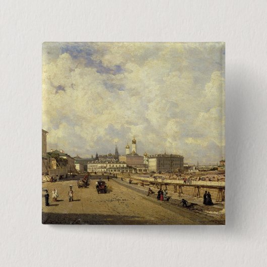 Ansicht der Christus-Retter-Kathedrale Button (Vorderseite)