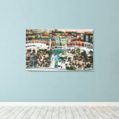 Ansicht der Chutes von oben # 2 Leinwanddruck (Insitu (Holzboden))