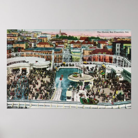 Ansicht der Chutes von oben # 2 Poster (Vorne)