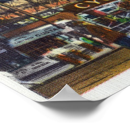 Ansicht der Cyclone Rollercoaster # 1 Poster (Ecke)