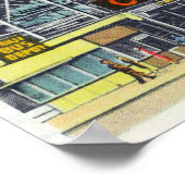 Ansicht der Cyclone Rollercoaster # 2 Poster (Ecke)