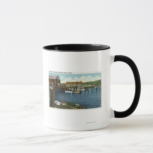 Ansicht der Docks Tasse (Rechts)