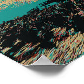 Ansicht der Douro-Taldarstellung, Portugal Poster (Ecke)