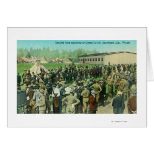 Ansicht der entworfenen Soldaten, die für den Zoll