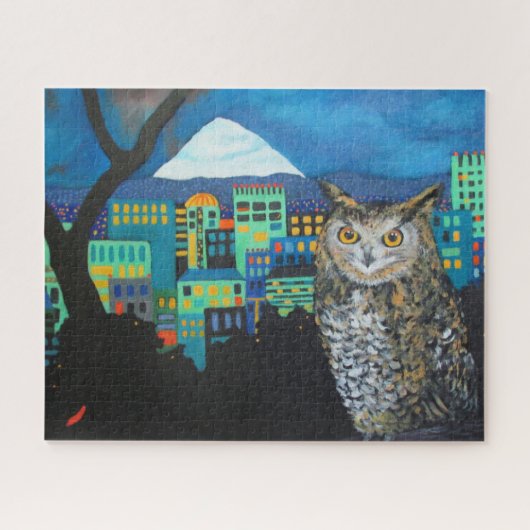 Ansicht der Eule Puzzle (Horizontal)