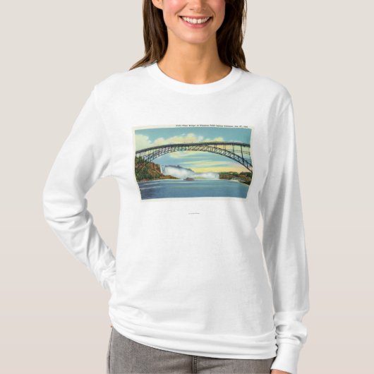 Ansicht der Fall-Ansicht-Brücke vor Einsturz T-Shirt (Vorderseite)