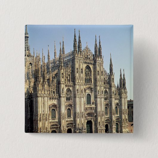 Ansicht der Fassade, angefangen 1386 Button (Vorderseite)