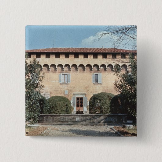 Ansicht der Fassade, bestimmt für Cosimo Button (Vorderseite)