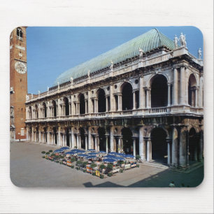 Ansicht der Fassade der Basilika Palladiana Mousepad