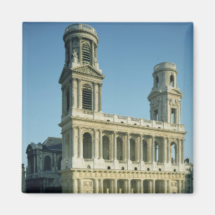 Ansicht der Fassade der Kirche von Magnet