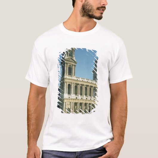 Ansicht der Fassade der Kirche von T-Shirt (Vorderseite)