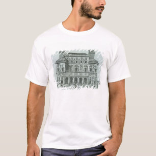 Ansicht der Fassade des Landhauses Borghese, Rom T-Shirt