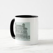 Ansicht der Fassade des Landhauses Borghese, Rom Tasse (Vorderseite Links)