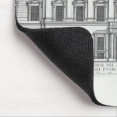 Ansicht der Fassade von Palazzo Chigi, Rom, Mousepad (Ecke)