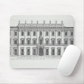 Ansicht der Fassade von Palazzo Chigi, Rom, Mousepad (Mit Mouse)