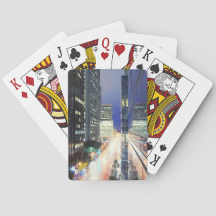 Ansicht der Finanzbezirksamt-Gebäude Spielkarten