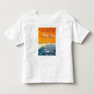 Ansicht der Floss-Flugzeuge im Luft-und Kleinkind T-shirt