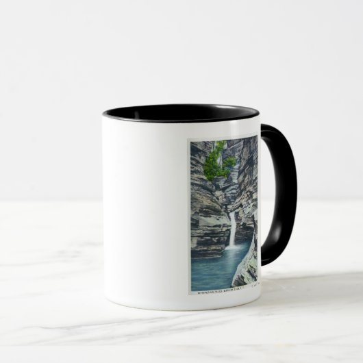 Ansicht der Flüsternfälle Tasse (VorderseiteRechts)