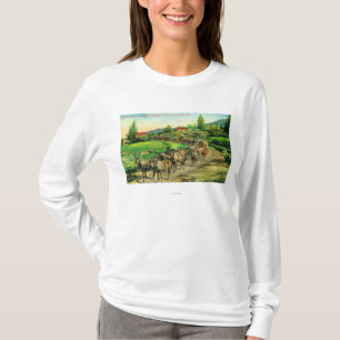 Ansicht der Fracht-Teams, die T-Shirt