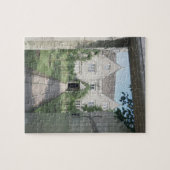 Ansicht der Front des Hauses (Foto) Puzzle (Horizontal)