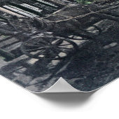 Ansicht der Geschäftsbereiche mit Pferdetransporte Poster (Ecke)