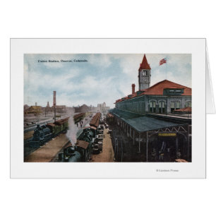 Ansicht der Gewerkschafts-Stations-Eisenbahn
