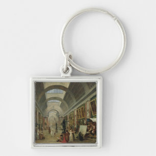 Ansicht der großartigen Galerie des Louvre, 1796 Schlüsselanhänger
