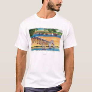 Ansicht der großartigen Insel-Nord und Süd-Brüc T-Shirt
