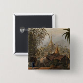 Ansicht der großen Dagon Pagode und des Button (Vorne & Hinten)