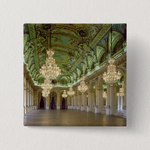 Ansicht der großen Salle DES-Partys, nach 1871 Button
