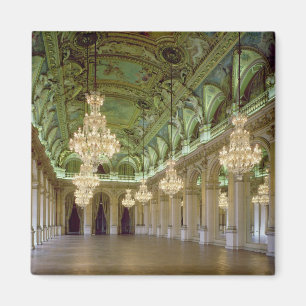 Ansicht der großen Salle DES-Partys, nach 1871 Magnet