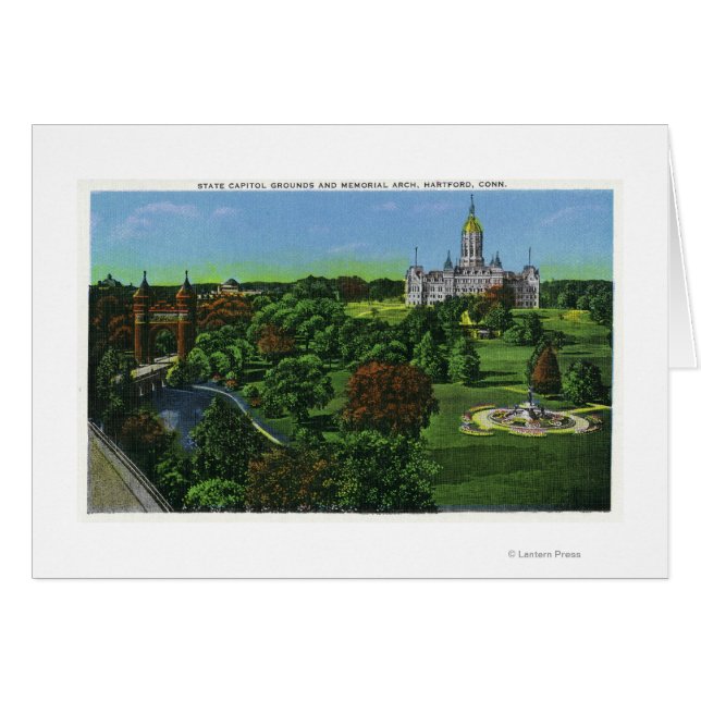 Ansicht der Hauptstadt des Staat, Gedächtnisbogen (Vorderseite (Horizontal))