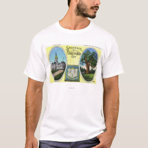 Ansicht der Hauptstadt Gbd und des Eichen-Baums T-Shirt