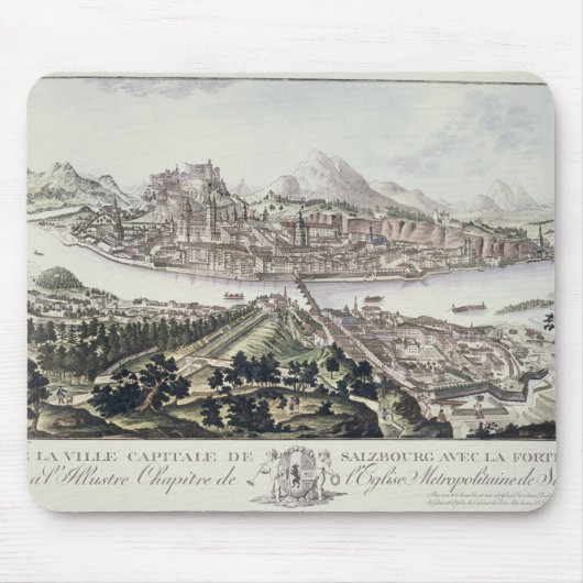 Ansicht der Hauptstadts-Stadt und der Festung von Mousepad (Vorne)