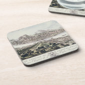 Ansicht der Hauptstadts-Stadt und der Festung von Untersetzer (Linke Seite)