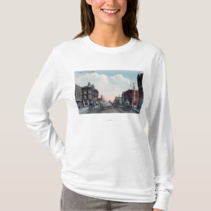 Ansicht der Hauptstraßen-und Pferdewagen T-Shirt