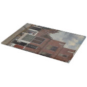 Ansicht der Häuser in Delft durch Johannes Vermeer Schneidebrett (Ecke)